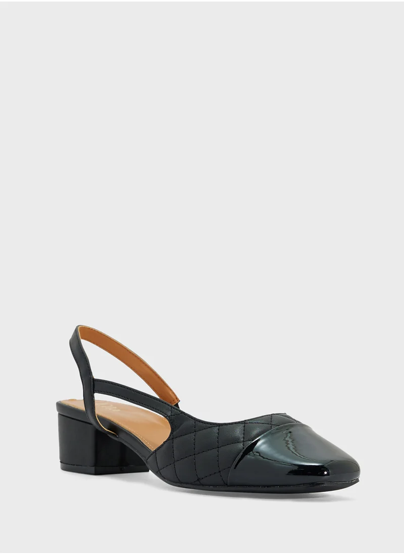 ايلا Block Heeled Slingback  Pump