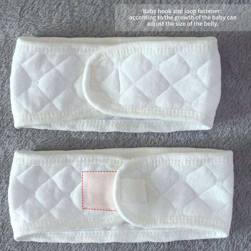 Topwon 10 Pcs Baby Belly Band Newborn Belly Binder Infant Umbilical Cord Band Belly Button Warp Registry Must Haves Gift Cotton - Image 3