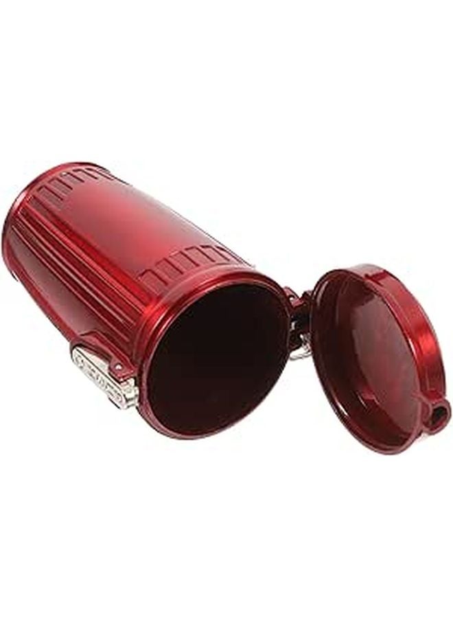Portable Ashtray Keychain with Lid Mini Sealed Trash Can for Outdoor Travel Camping Smokers - Image 1