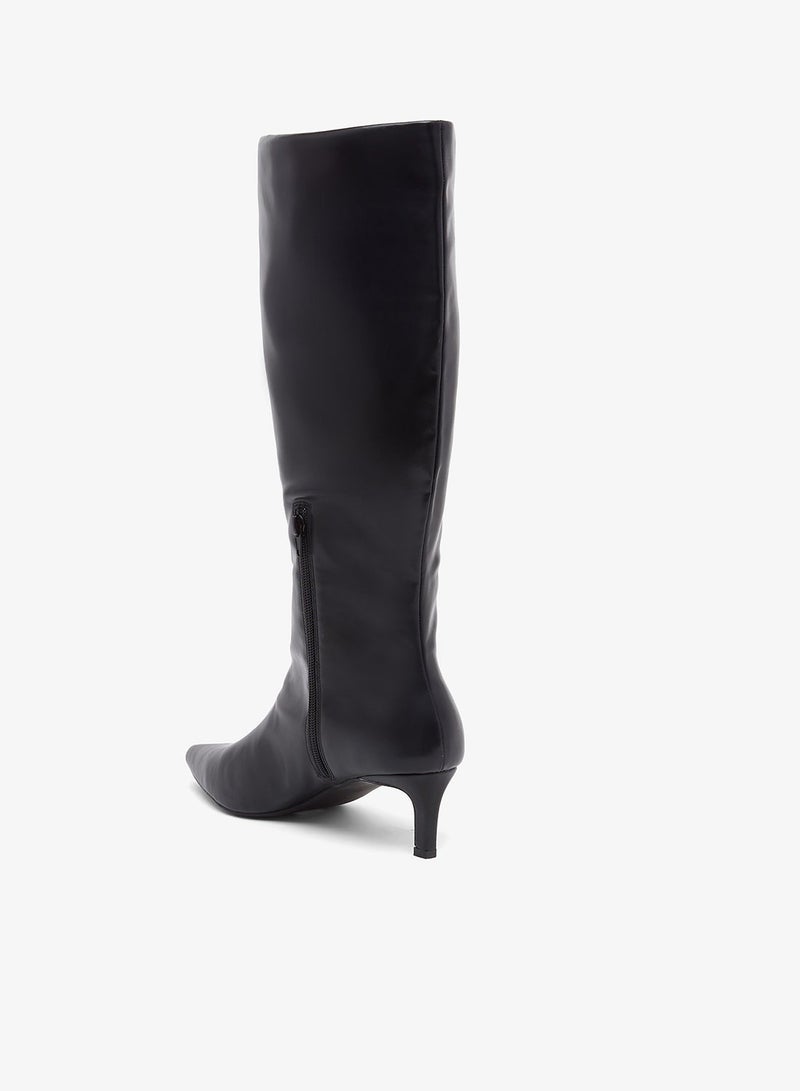 ONLY Onlbrixton Knee Heeled Boots - Image 4