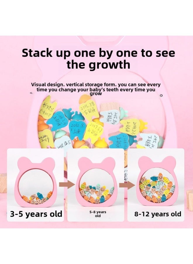 Children's Teeth Box Boys And Girls Teeth Memorial Box Creative Baby Fairy Umbilical Cord Collection Box-Color:Flying Mouse-Blue  - Image 3