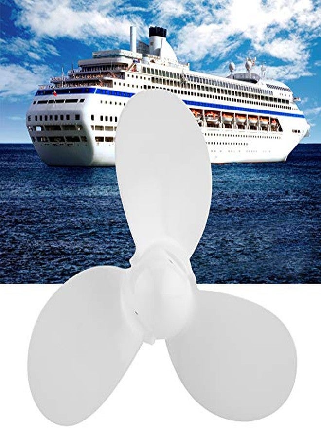 Aramox Boat Motor Propeller, 7 1/4 5-A 3 Blades Aluminum Boat Propeller Outboard Motor Marine Propeller Compatible for - Image 4