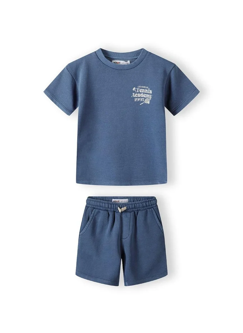 مينوتي Kids Boys  Short Sleeve T-Shirt And Shorts Set