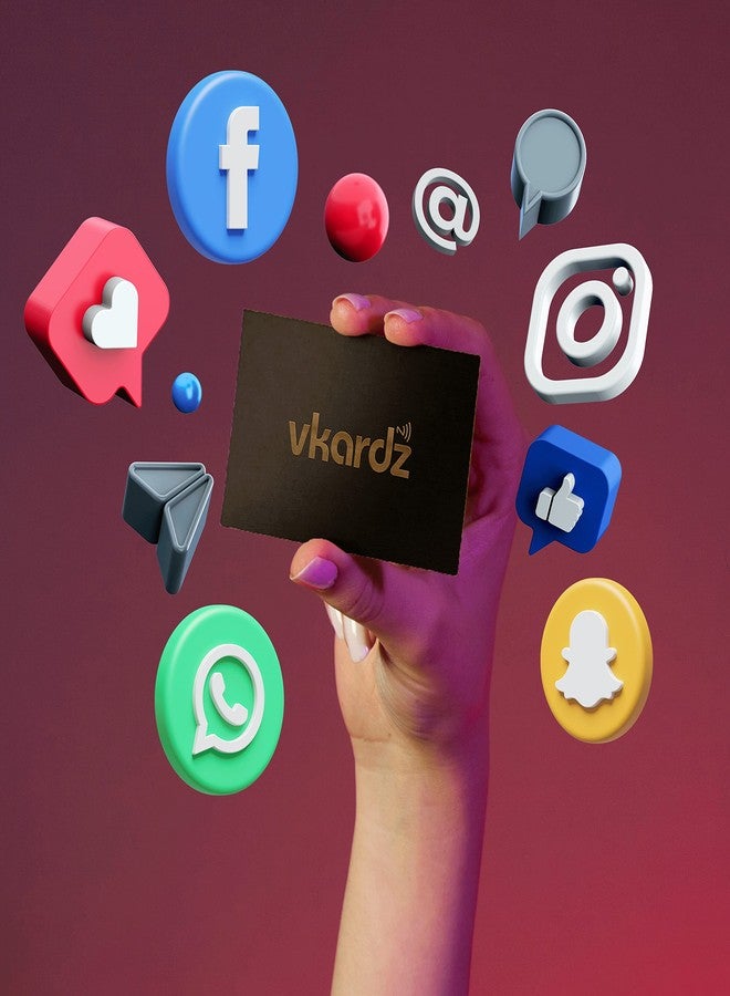 vkardz Customize Floweral NFC Digital business Card - Image 5