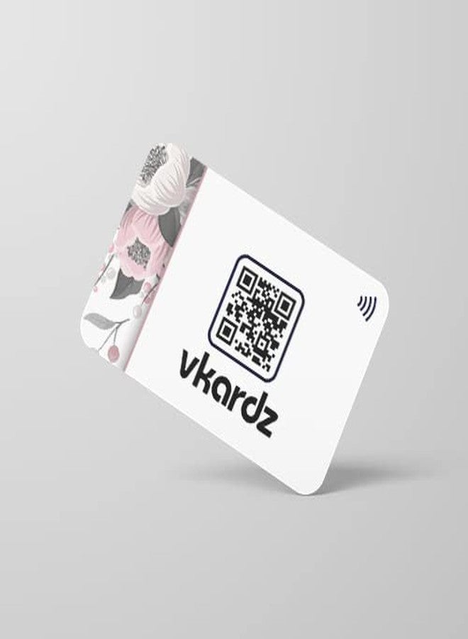 vkardz Customize Floweral NFC Digital business Card - Image 3