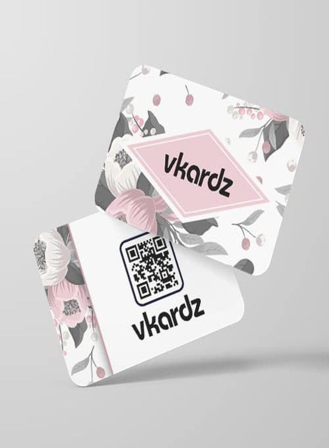 vkardz Customize Floweral NFC Digital business Card - Image 1