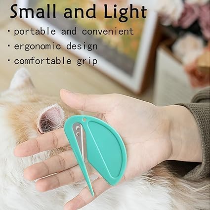 ARYAVART 5Pcs Knotting Comb for Cats, Pet Knotting Comb De knotting comb for Dog Pet Hair Removal Tool Cat Dog Grooming Supplies Matted Fur Remover(MULTI COLOR) - Image 4