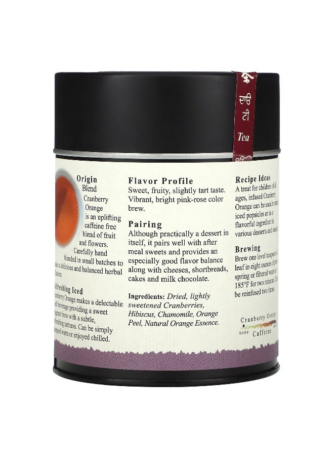 The Tao of Tea The Tao of Tea, Cranberry Orange Herbal Tea, Caffeine Free, 4 oz (114 g)  - Image 2