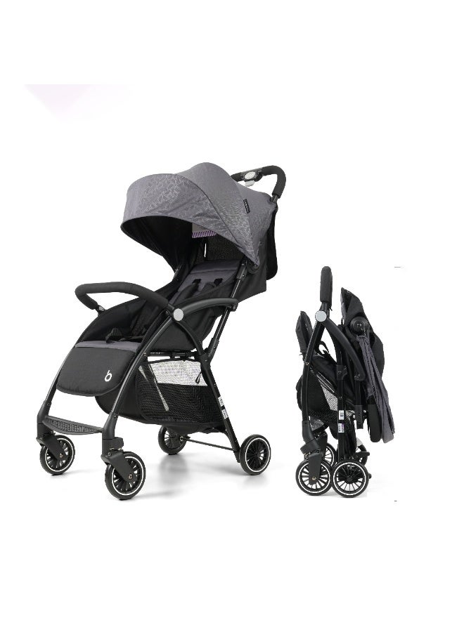 باوباوهاو عربة أطفال A10 خفيفة الوزن وقابلة للطي ثلاثيًا - قابلة للاستلقاء، دعم الظهر المجوف، مثالية للسفر - من 0 إلى 36 شهرًا - Image 1