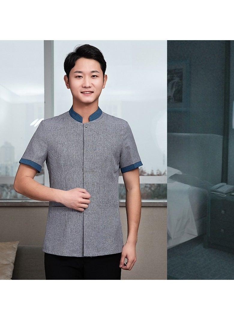 KUYING New Summer Cleaner Work Clothes 