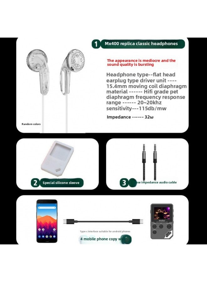 KK Bluetooth Player Music Walkman Running Scattered Sports Leisure Students English Audio-Color:Standard Configuration + Dual Dynamic Hifi Headphones + Silicone Sleeve-Capacity:Gray Bluetooth Subwoofer Version Machine 8gb - Image 2