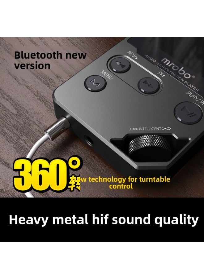 KK Bluetooth Player Music Walkman Running Scattered Sports Leisure Students English Audio-Color:Standard Configuration + Dual Dynamic Hifi Headphones + Silicone Sleeve-Capacity:Gray Bluetooth Subwoofer Version Machine 8gb - Image 4