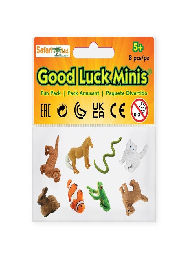 Safari Ltd. Good Luck Minis Pet Fun Pack - 8 Mini Figurines of Household Pets - Toy for Boys, Girls, and Kids Ages 5+ - Image 1