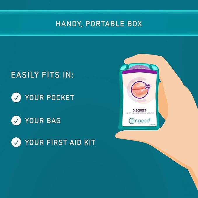 Compeed لصقة كومبيد لعلاج البرد غير مرئية 15 قطعة عبوة واحدة - Image 4