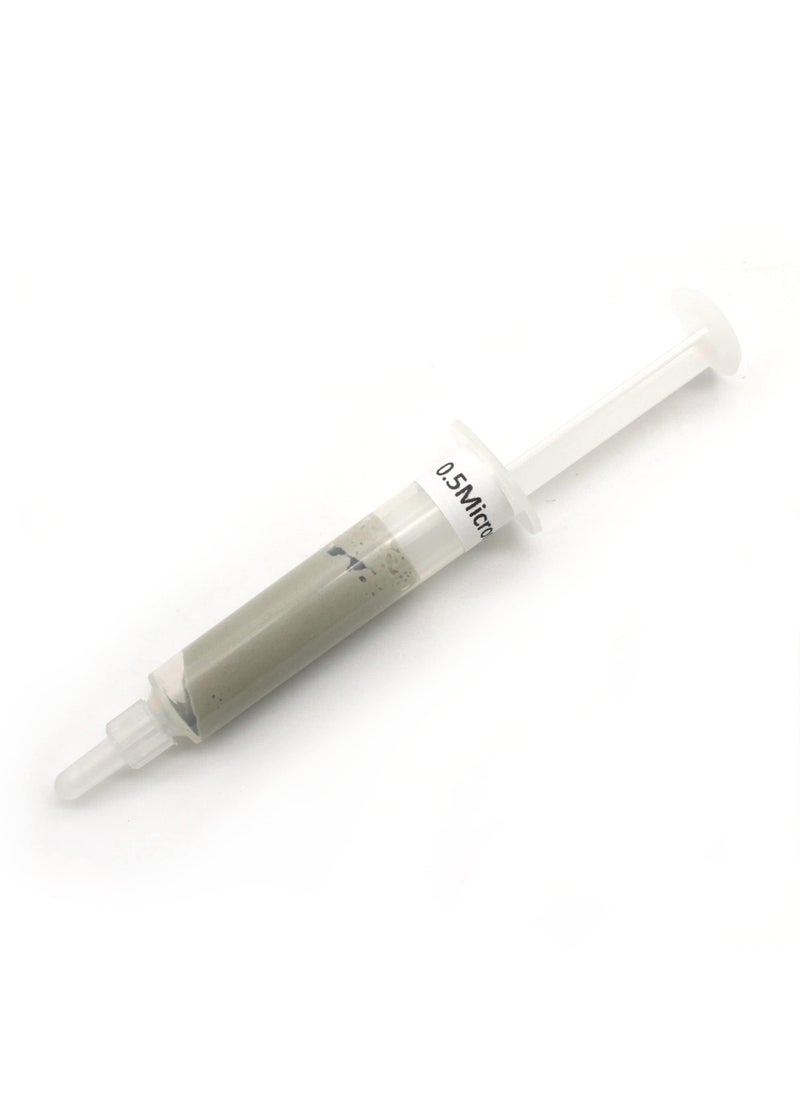 TEMO TEMO 05 Micron 30000 Grit 5 Gram Diamond Lapping Paste Polishing Compound Syringe Final Finish for Jewelry Metal Ring Gemstone Glass Coin 