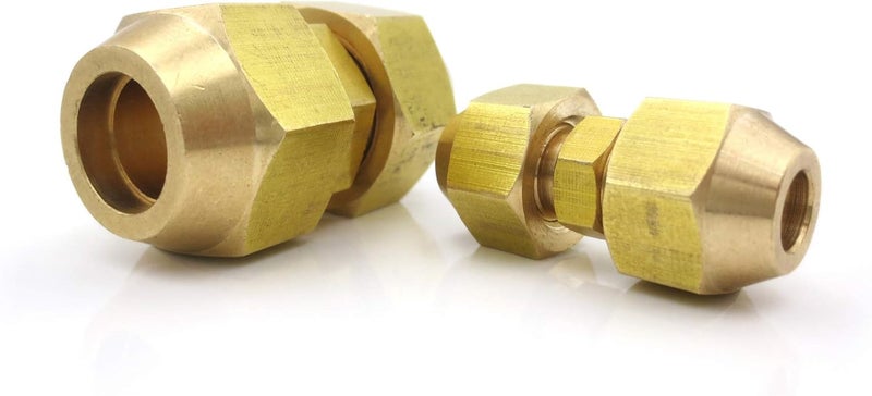 METER STAR Air Conditioning Copper Pipe Extension - 3/10" Flare Nut, Joint Double Connector, Intermediate Connection Head, Free Welding, Fits 3/10 inch Diameter Tubes - Image 4
