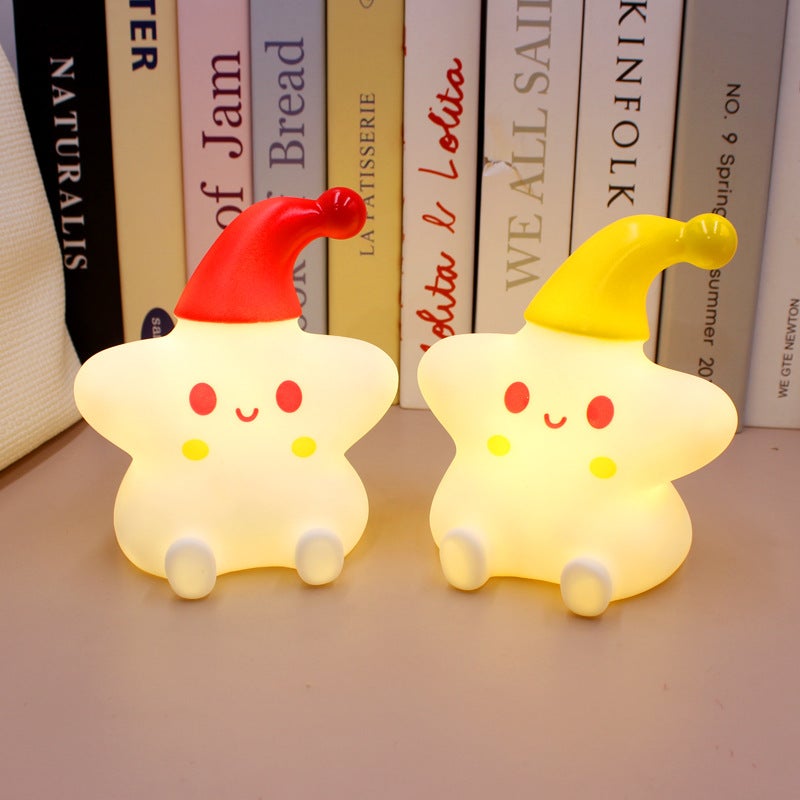 Cartoon Star Night Light Kids Gift warm light 