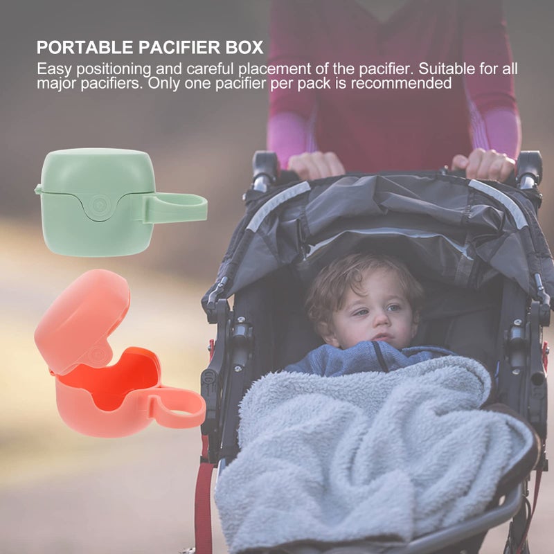 8pcs Portable Pacifier Case Airtight Containers with Lids Compact Holder for Newborn - Image 3