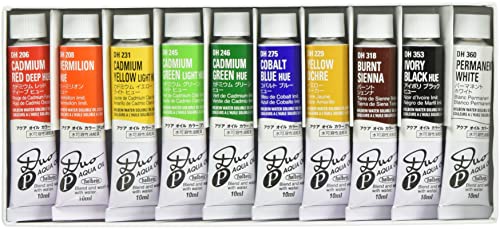 Holbein Duo Aqua Oil Compact Set of 10, 10ml Tubes - Image 2
