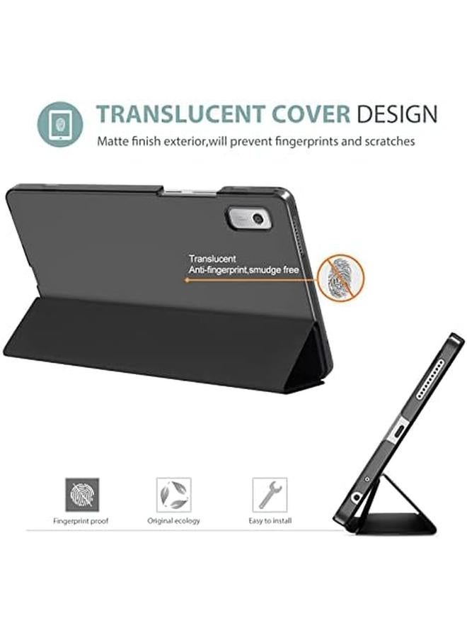 Procases For Lenovo Tab M9 Case 9 Inch 2023 Slim Stand Hard Back Shell Protective Smart Cover Case For Lenovo Tab M9 9 Inch 2023 Release Black - Image 3
