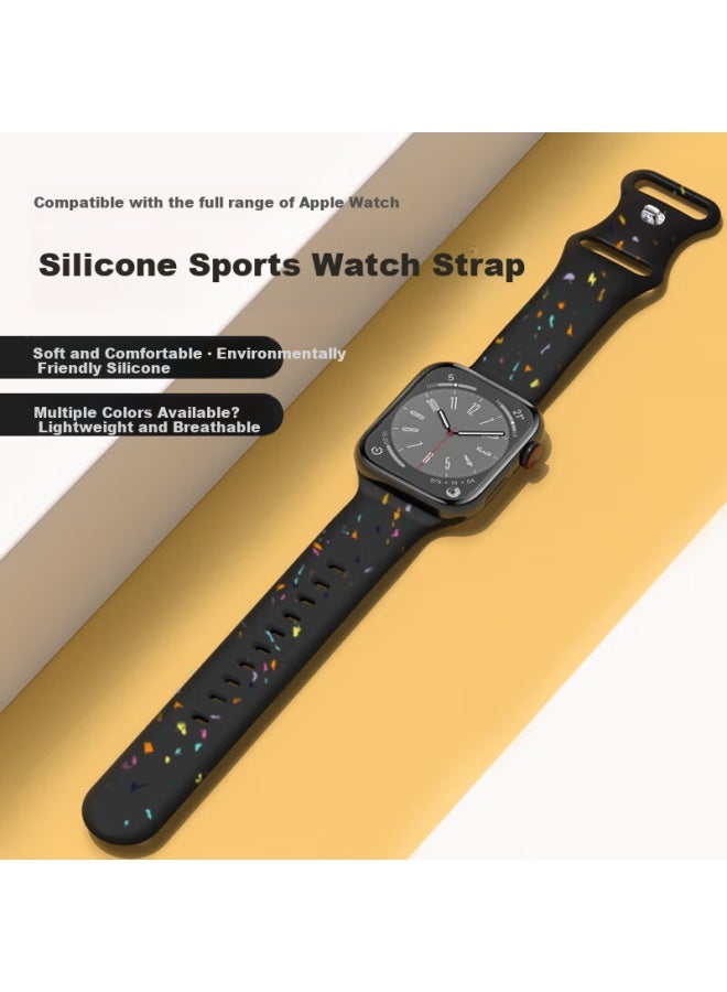 Bing Hong Binghong Apple Watch Band Silicone Strap For Apple Iwatch Series 10/9/8/7/se/ultra2 - 40/41/42mm Pink Sand - Image 2