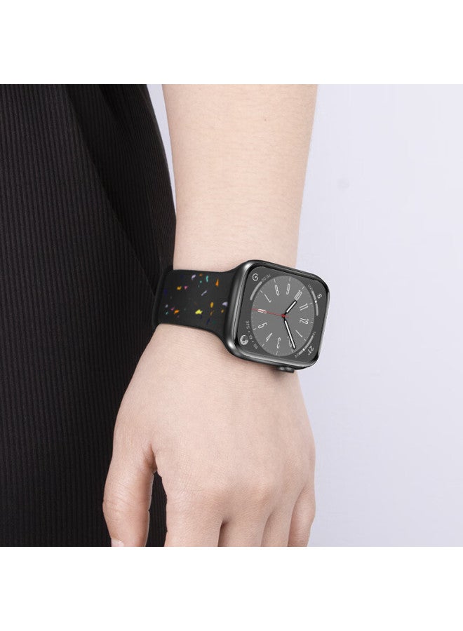 Bing Hong Binghong Apple Watch Band Silicone Strap For Apple Iwatch Series 10/9/8/7/se/ultra2 - 40/41/42mm Pink Sand - Image 3
