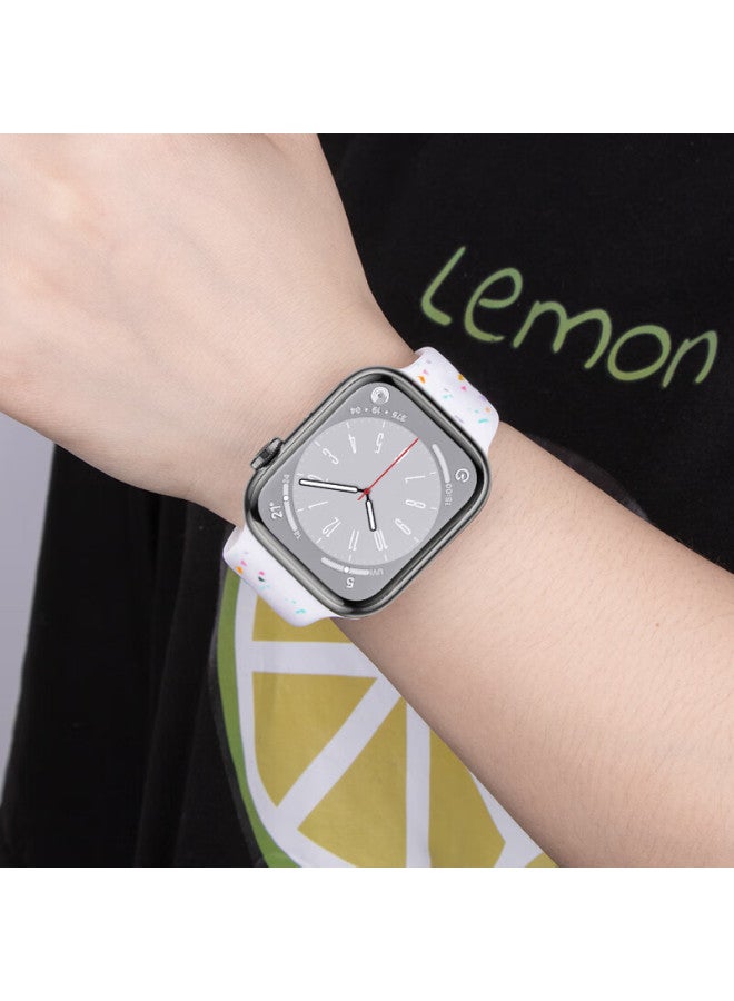Bing Hong Binghong Apple Watch Band Silicone Strap For Apple Iwatch Series 10/9/8/7/se/ultra2 - 40/41/42mm Pink Sand - Image 4