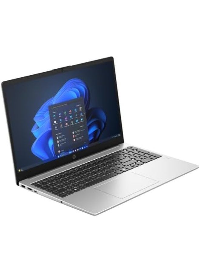 HP 255R G10 AMD Ryzen 5 Laptop, 15.6 Inch, Full HD Display, AMD Ryzen 5 7535U Processor, 8 GB LPDDR5 RAM, 512 GB SSD, Integrated AMD Radeon Graphics, Wi-Fi 6, Windows 11, Silver English/Arabic silver - Image 2