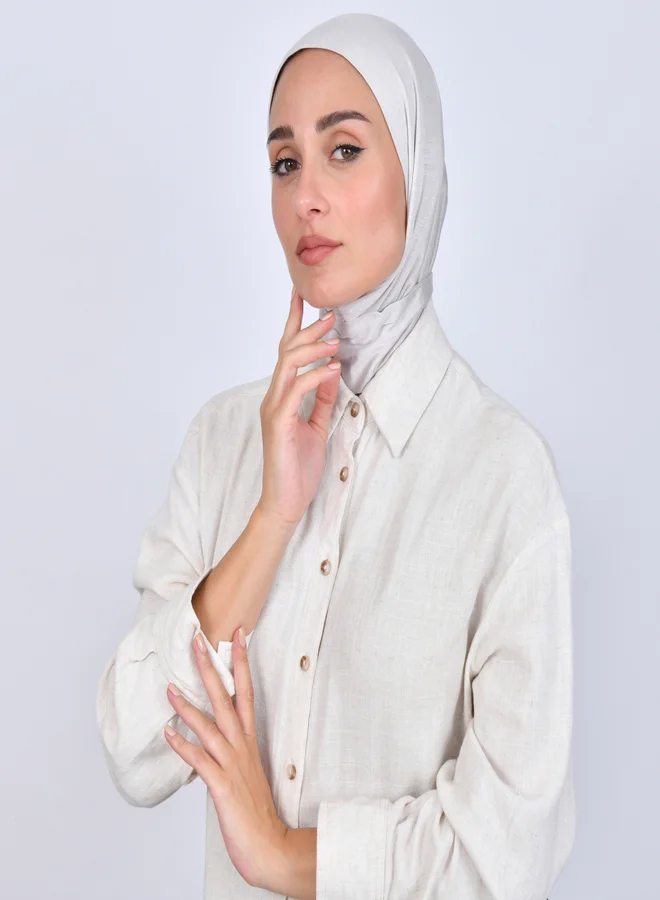 عبايات حوراء طرحة قطنية بطقطق