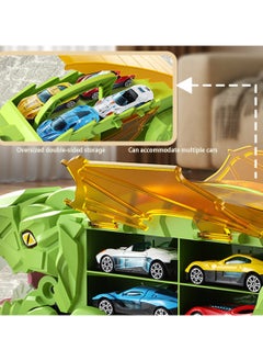 Transporter Truck Toy with 12 Racing Cars, Dinosaur Truck  Toy Cars Monster Truck Carrier Set for Kids, Green - pzsku/ZC2999AAA37816E4AF8E2Z/45/_/1730444984/531e4d96-e670-45fd-a300-38e92788e26a