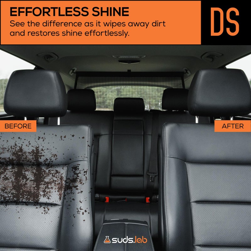 suds.lab Suds Lab DS Microfiber Detailing Scrub Pad 3 Pack - Car Interior Cleaning & Detailing Microfiber Scrub Pads - Set of 3 - Safe On Leather, Vinyl, Plastic, Etc. - Image 4