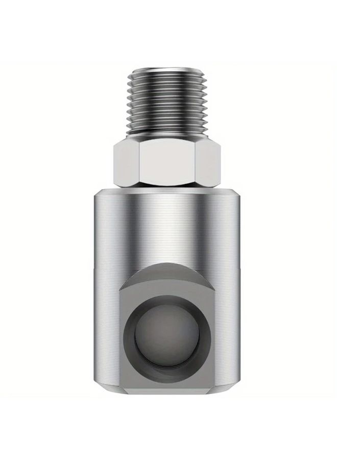 Heavy Duty Stainless Steel Garden Hose Reel Swivel Fitting Silvery 5000PSI Corrosion Resistant - Image 1
