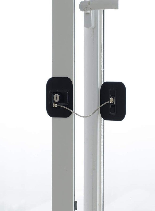 Swejos Child Safety Lock for Wardrobe, Drawers and Fridge, self-Adhesive, with Strong Adhesive, no Drilling, Protection Against Children and Small Children, for Furniture and Kitchen - Image 1