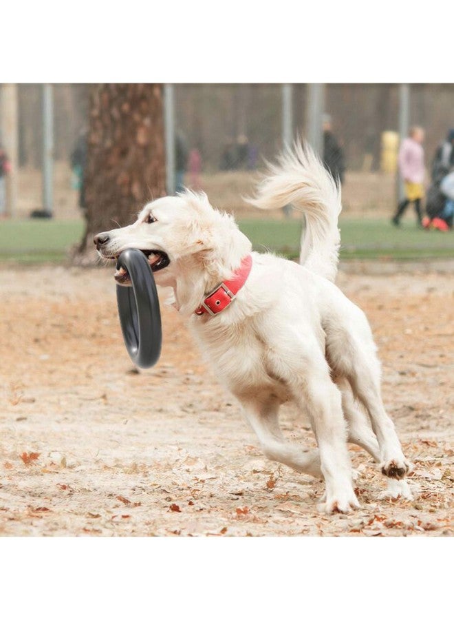 WeTest WeTest Dog Chew Circle Toys for Aggressive Chewers, Durable Non-Toxic Natural Rubber （Orange） (LJ-ZLK-112903)  - Image 2