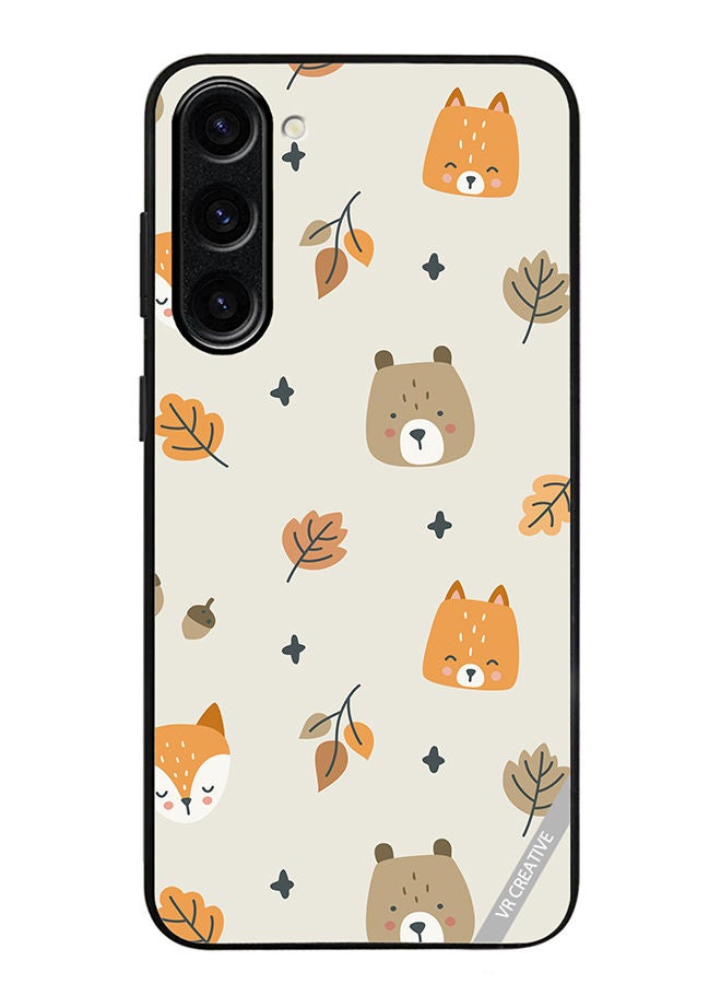 VR CREATIVE Protective Case Cover For Samsung Galaxy S23 Fox And Squirrel Design Multicolour - Image 1