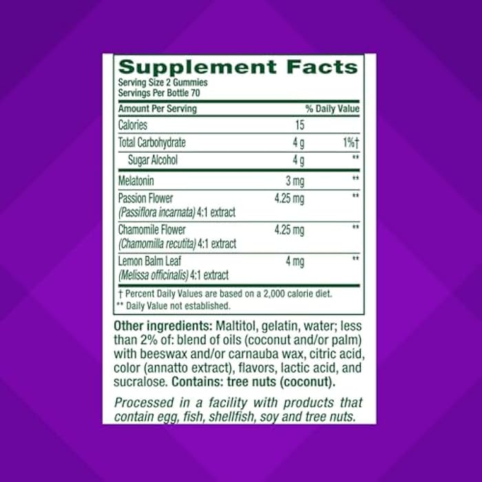 Vitafusion Melatonin Gummy Vitamins, 140 Count (Pack of 1) - Image 4