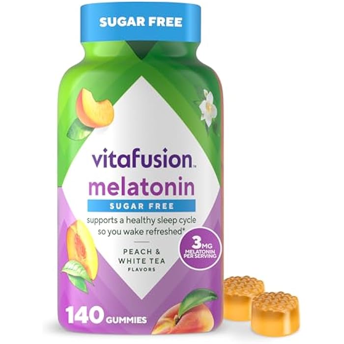 Vitafusion Melatonin Gummy Vitamins, 140 Count (Pack of 1) - Image 1