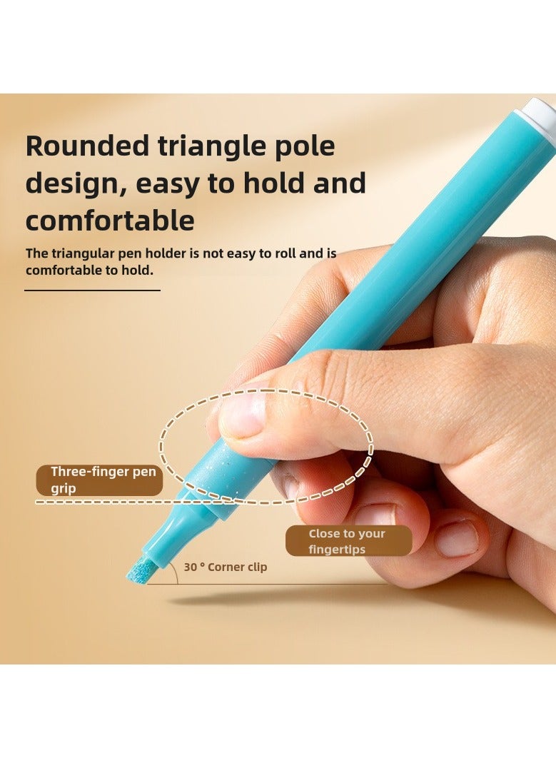 12-Piece Glitter Markers Highlighter Pens, Brightly and Sparkle Effects, 12 Different Glitter Colors,Ideal for Office Highlighting, Classroom Note Marking, Kids Adults DIY Drawing And Graffiti - Image 4