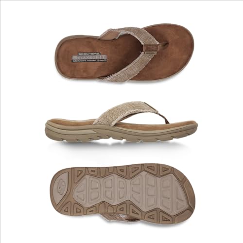 SKECHERS صندل سكيشرز للرجال بوسنيا، بني، 13 - Image 5