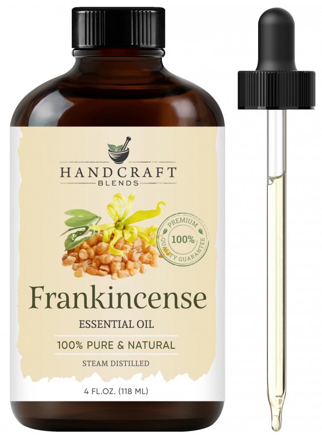 handcraft Blends Handcraft Frankincense Essential Oil - 100% Pure & Natural - Premium Therapeutic Grade with Premium Glass Dropper - Huge 4 fl. Oz  - Image 1
