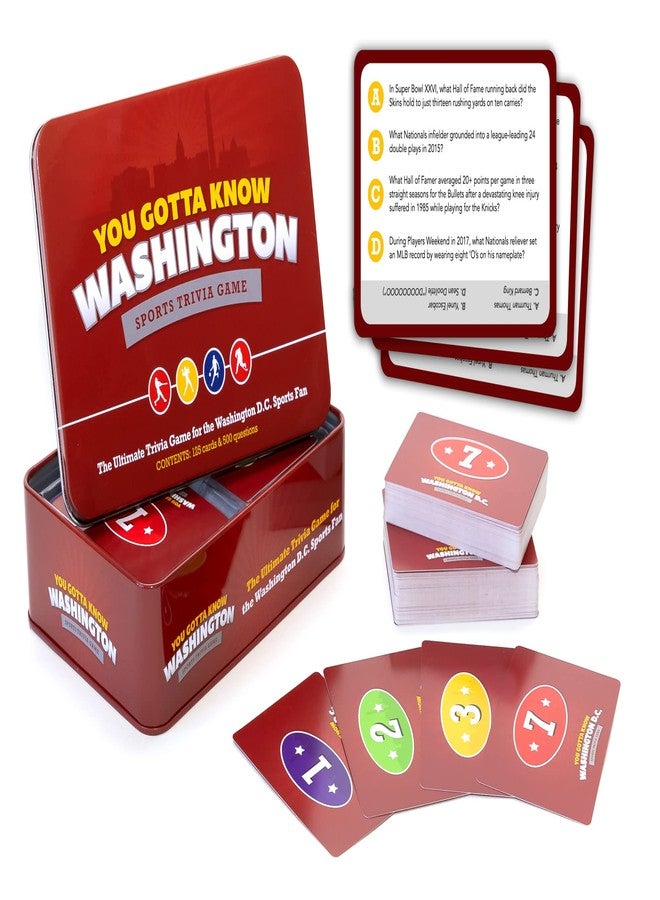 You Gotta Know يجب أن تعرف واشنطن العاصمة - لعبة معلومات رياضية - Image 1