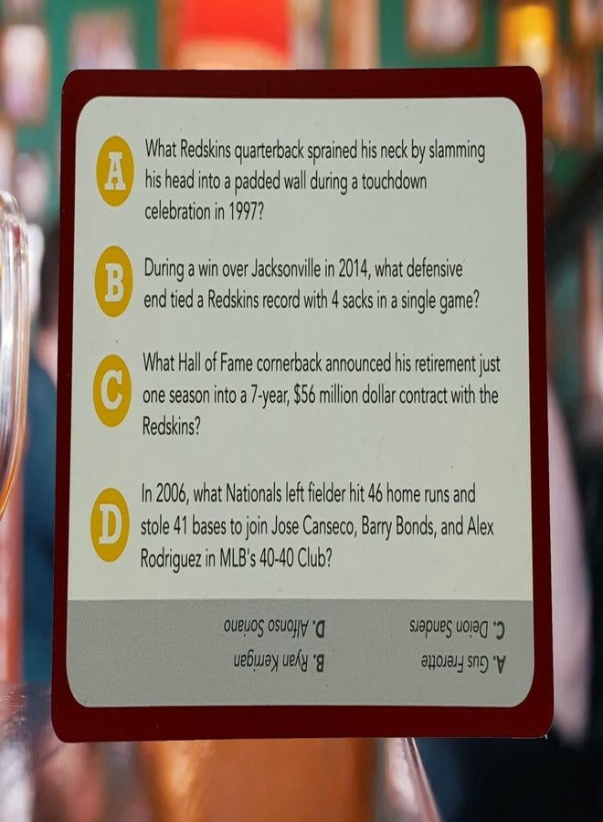 You Gotta Know يجب أن تعرف واشنطن العاصمة - لعبة معلومات رياضية - Image 5