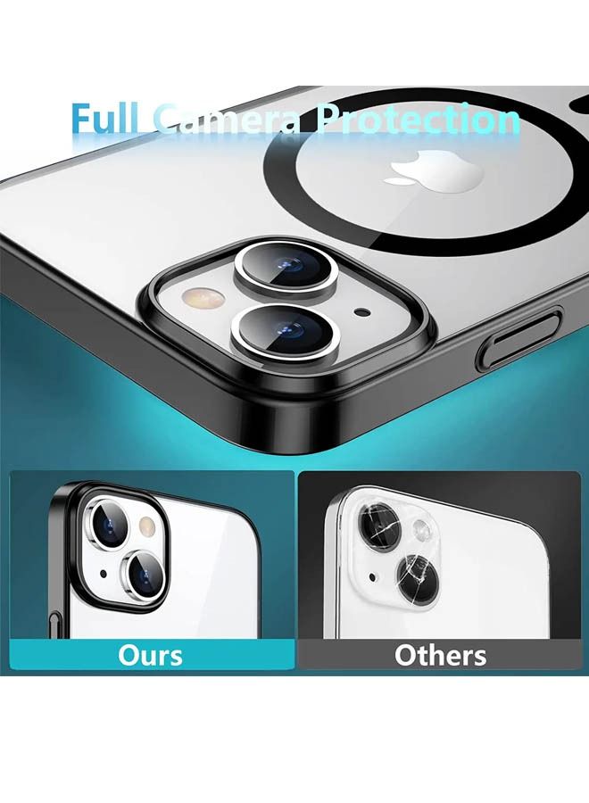 روك بو اي فون 14 زائد 6.7 بوصة الهاتف المحمول حالة متوافق مع magsafe ماتي المغناطيسي الهاتف المحمول حالة ، تنطبق على اي فون 14 زائد 6.1 بوصة ، بعد إسقاط اختبار الصدمة الهاتف المحمول حالة - Image 4