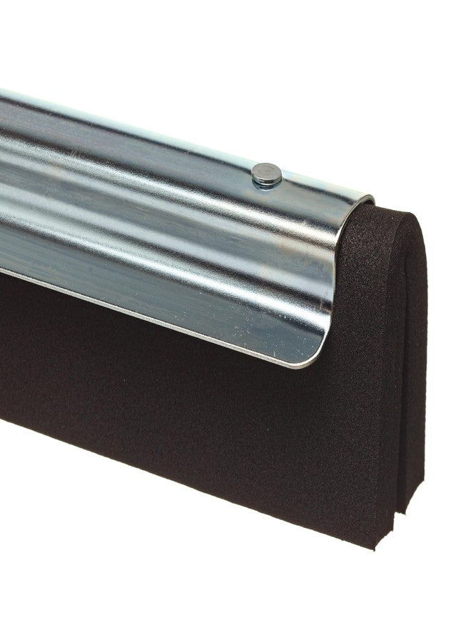 Unger Commercial SmartFit™ WaterWand™ 30" Heavy-Duty Floor Squeegee with 53" Aluminum Handle - Ideal for Removing Water and Dirt from Uneven Surfaces, Grouted Tile, and Non-Slip Flooring HM30K - Image 4