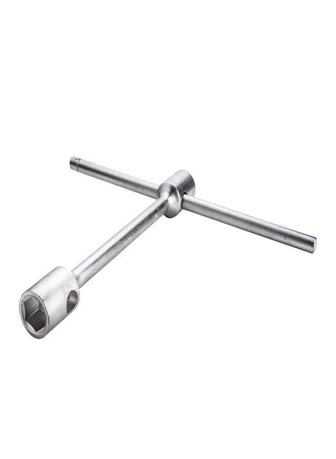AGRICO TATA Bidirectional Wheel Spanner- Heavy Duty - New Holland Tractor - Short Length Set Of 1Pcs, | Home & Industrial Use, Garage| 30X30 mm, Silver - Image 1