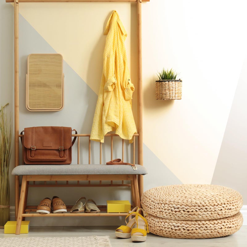 Barydat 6 Pcs Floor Cushions Round Large Pillow Seating Meditation Floor Pillow Boho Natural Woven Seat Cushion Japanese Tatami Cushion for Yoga Room Balcony Chair Pad, 15.75 Inch - Image 4