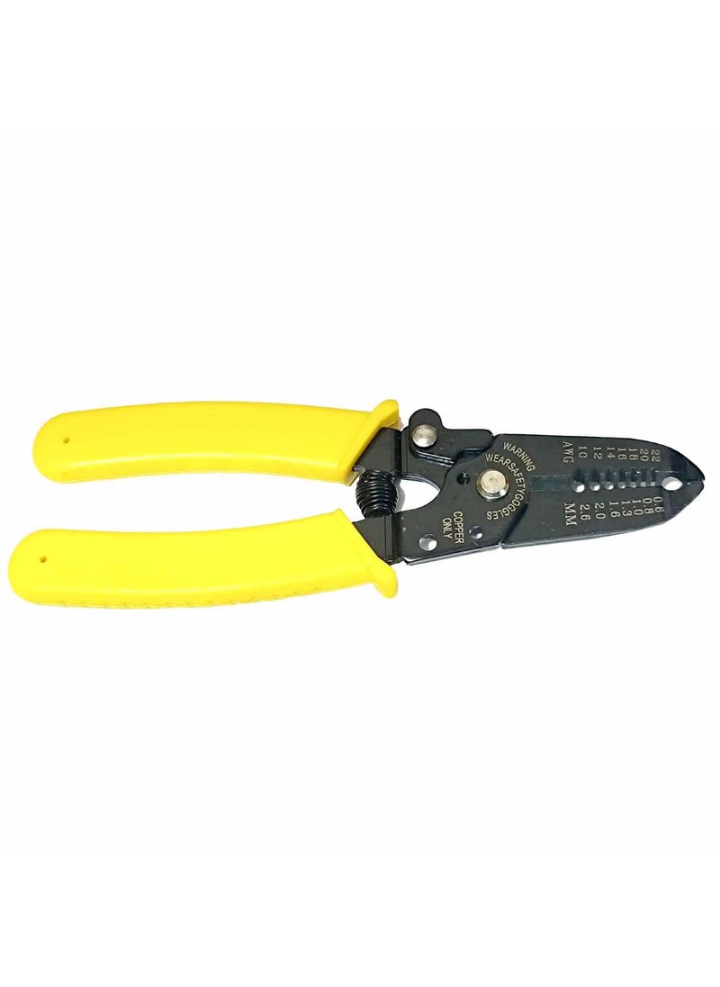 uptodateproducts - Uptodateproducts 1022 AWG Wire Stripper Cutter Wire Stripping Tool And MultiFunction Hand Tool Multifunction 7 in 1 Wire Stripper - Image 1