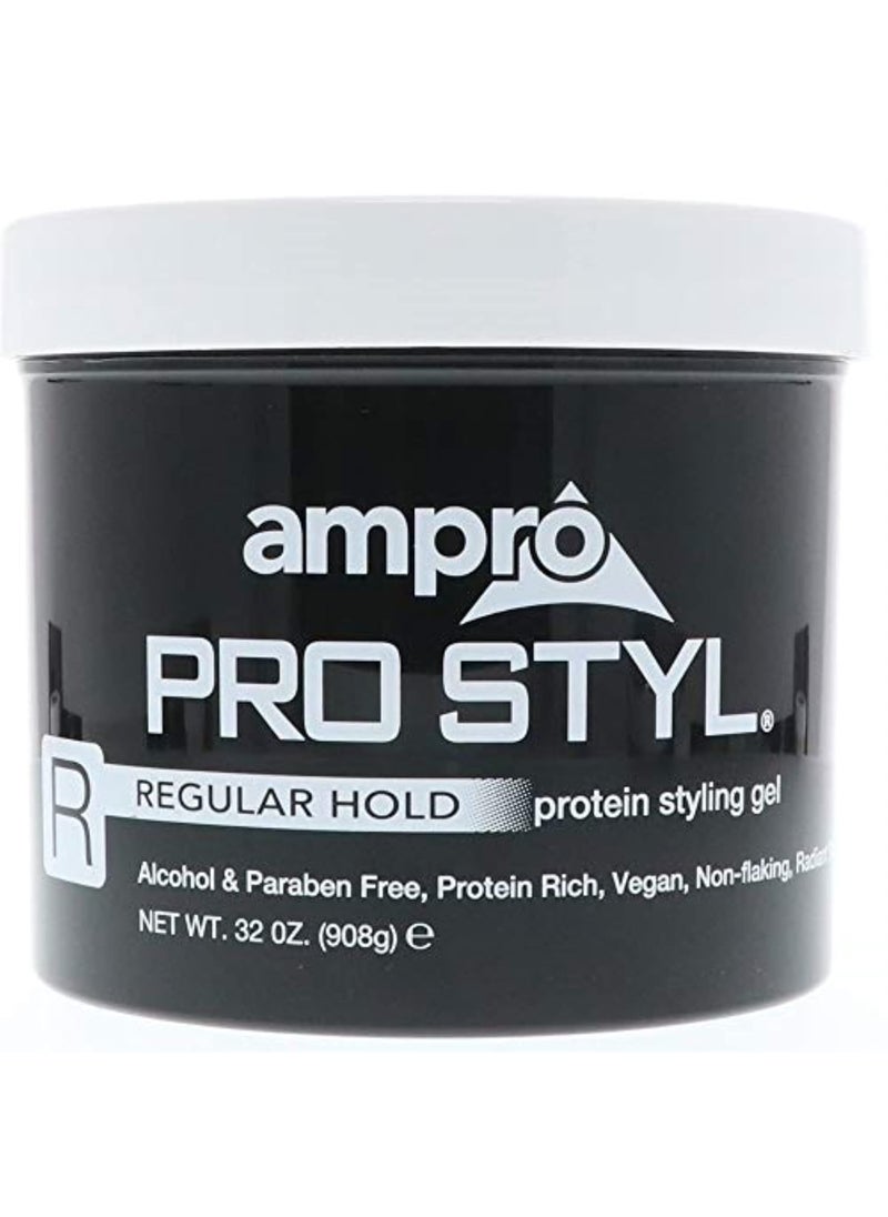 Ampro - Ampro Pro Styl Regular Hold Protein Styling Gel 32 oz Pack of 2 - Image 1