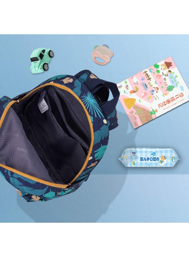 willikiva Cute Zoo Little 2d Backpack Kid Backpacks for Girls and Boys Toddler Backpack Waterproof Preschool Safety Harness Leash(Zoo) - Image 5