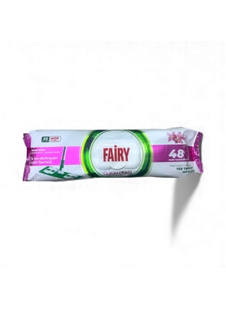 مناشف مبلله لتنظيف الارضيات بالزهور - 50 منشفه